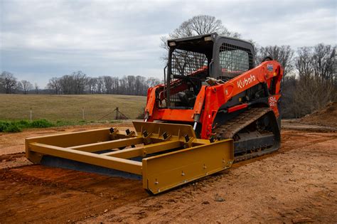 skid steer box grader|driveway grader for skid steer.